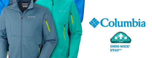 Columbia new Million Air ultra-wicking Softshell