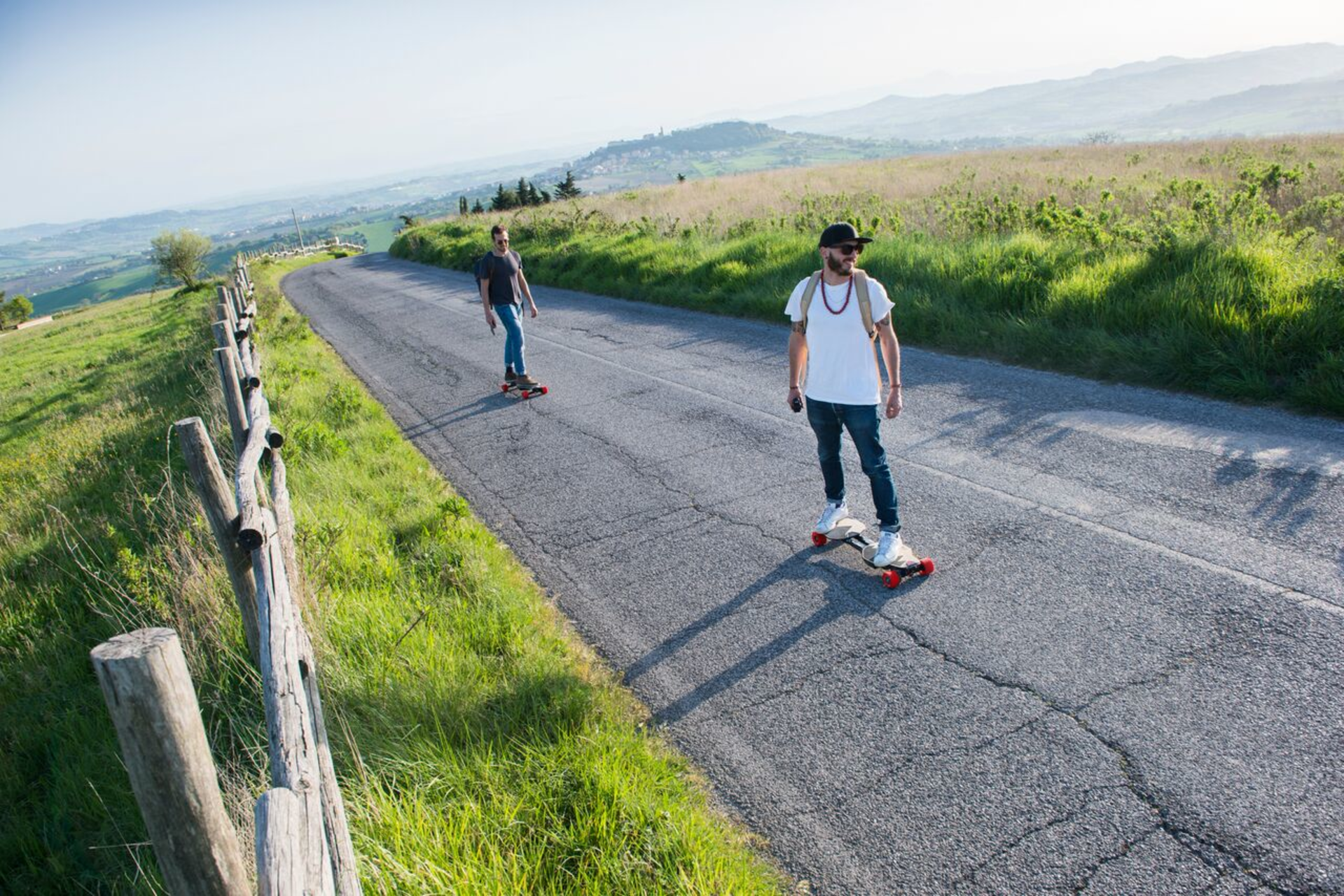 Linky: a foldable electric longboard that fits in a bag