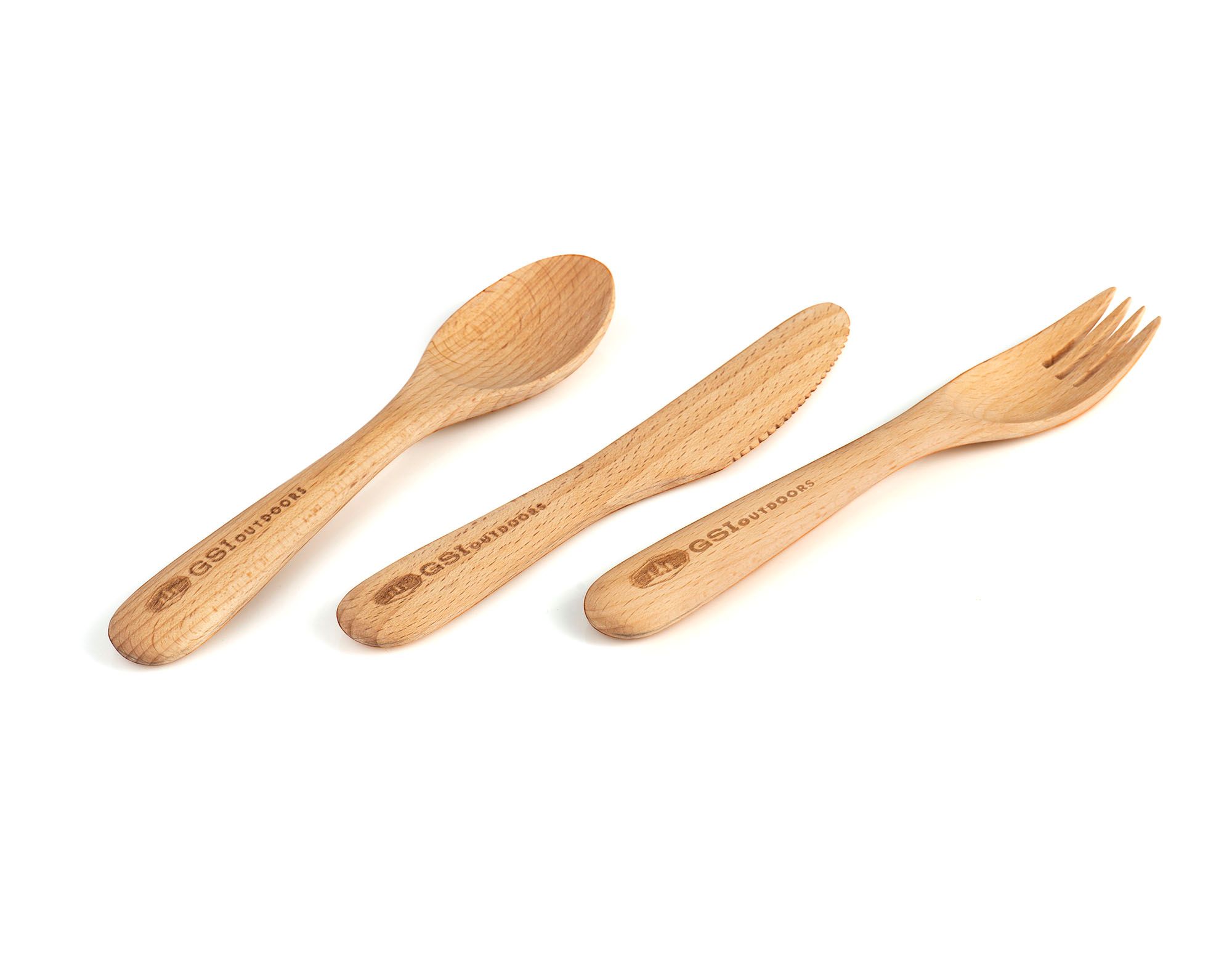 Sustainable Wooden Camping Cutlery from GSI Outdoors